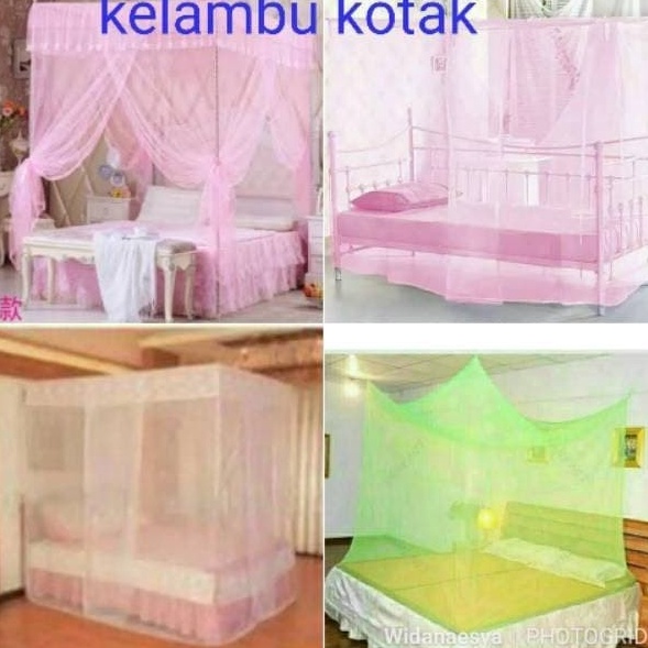 L11 Kelambu Kotak Dewasa Polos Kelambu Murah Kelambu Gantung Kelambu Jumbo