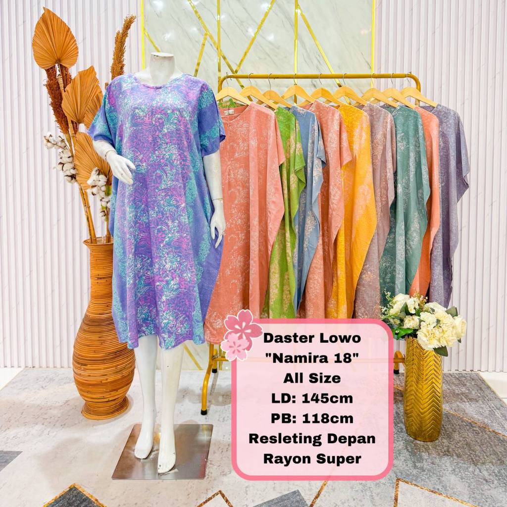 Eltaza Daster Lowo Batik Cap Pekalongan Resleting Depan "Namira 18" All Size