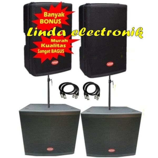 PROMO speaker aktif baretone max15h 15 inch 2bh subwoofer sw18 18 inch 2bh BANYAK BONUS