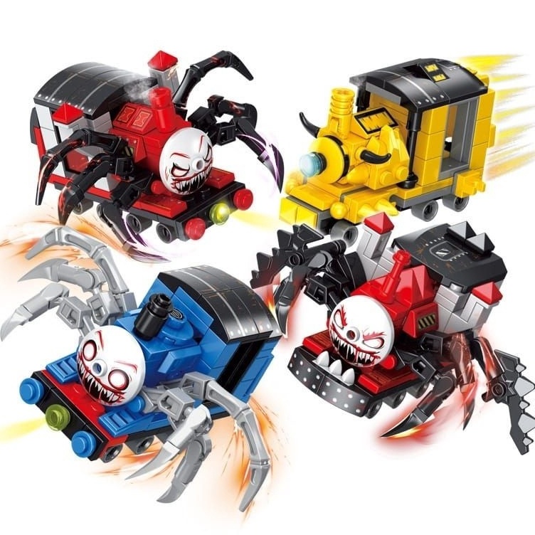 Dijamin Puas  Mainan Roblox Choo Choo Charles Kereta Api Choo Choo Charles Spider Train Bricks Monst