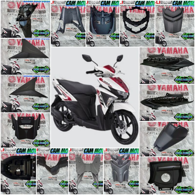 cover body body kasar mio soul gt 125 original yamaha