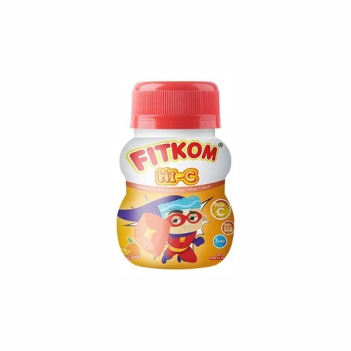 fitkom tablet kunyah multivitamin anak rasa jeruk