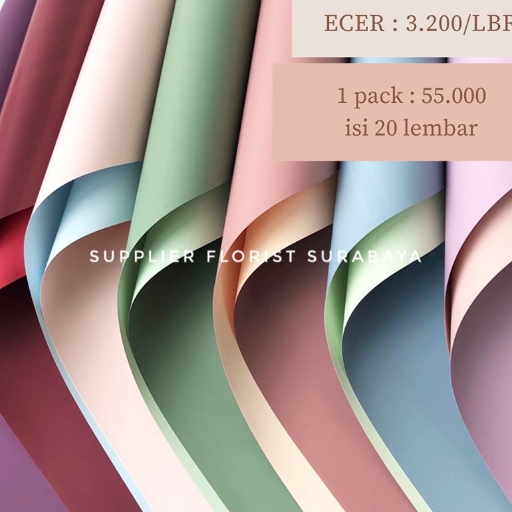 

KES BUNGA BICOLOR1PACK2LBRWRAPPING PAPERWRAP BUNGAFLOWER WRAPPEMBUNGKUS KES WATERPROOF