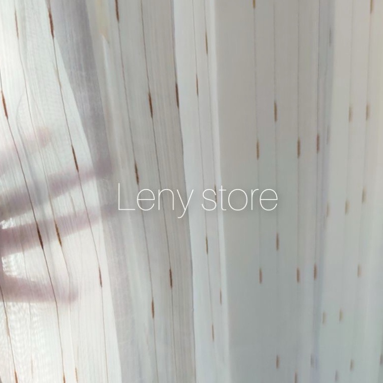 LENYS vitrase putih serat emastirai vitras jendela tebalvitrace putih minimalis dalaman gorden