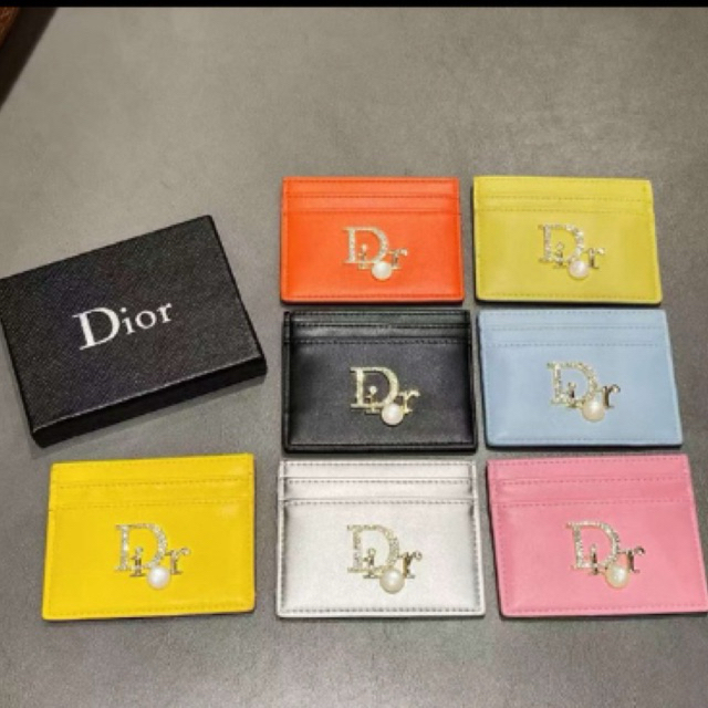 Dompet Dior Cardholder Import motif terbaru