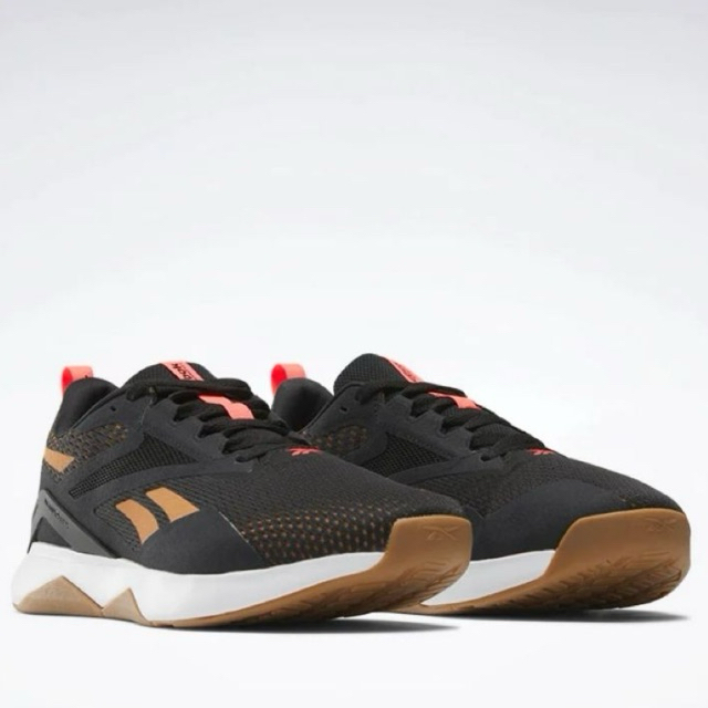 REEBOK NANOFLEX TR 2 MEN'S TRAINING SHOES BLACK BROWN