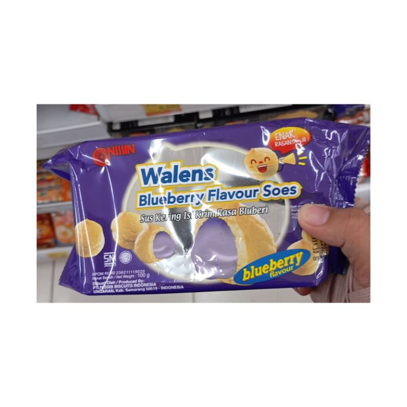 

NISSIN WALENS BLUEBERRY/KEJU SOES 100GR