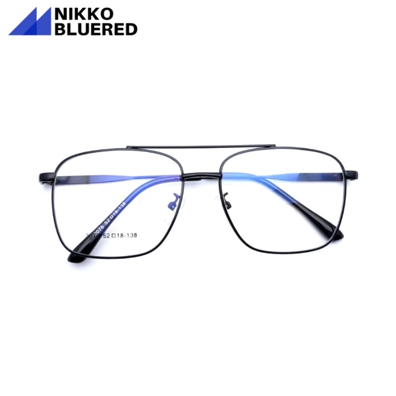 Paket Kacamata 3076 Lensa Antiradiasi Photocromic Blueray