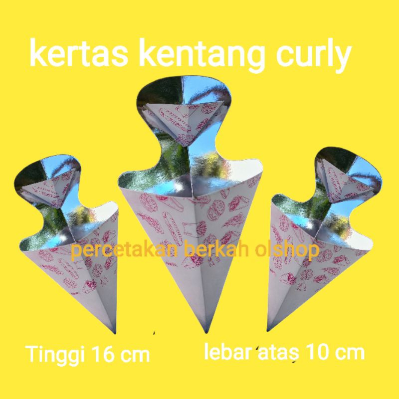 

Kertas kentang Curly,kertas kentang stick 50.pcs,1warna