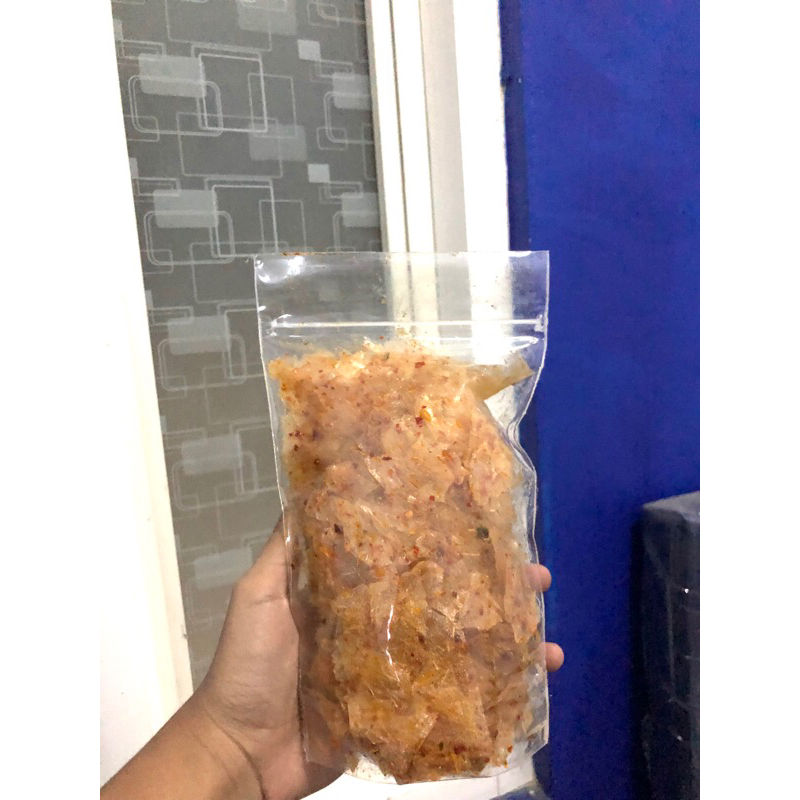 

Kripik Kaca pedas/KripcaPedasDaunJeruk/KripcaAsin/100gr/250gr