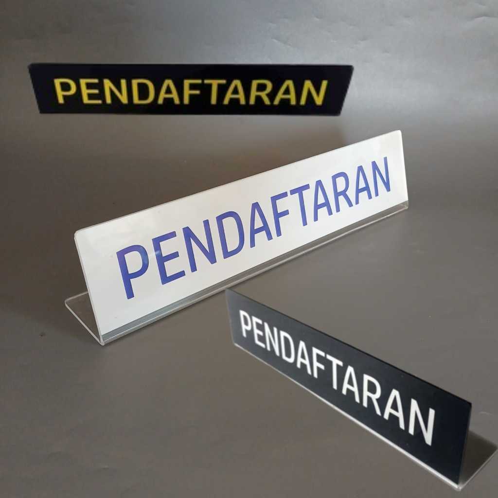 

Akrilik Lipat Pendaftaran, Akrilik Lipat Pendaftaran versi Ekonomis