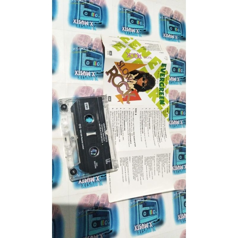 kaset pita evergreen slow rock / emi record