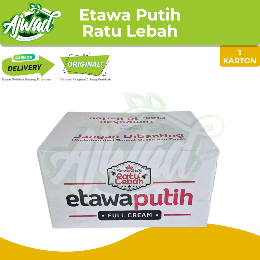 

Susu Kambing Etawa Putih Ratu Lebah Kemasan Box 1 Karton