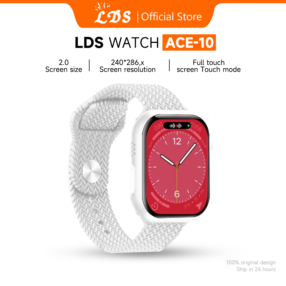 [Bisa COD] Original LDS SmartWatch ACE-10 Mini 2.0Inci Layar Sentuh 45Mm Layar Penuh Jam Tangan Pint