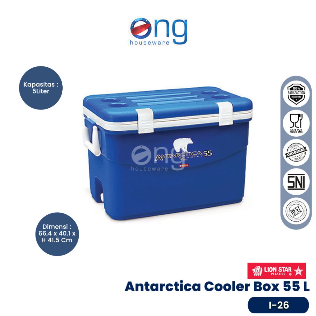 Termos Es Antarctica Cooler Box 55 Litres 55 Liter Lion Star I-26 I 26