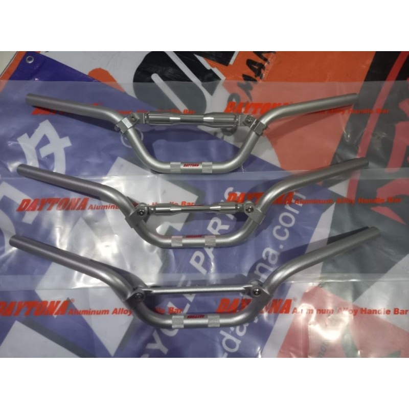 STANG STIR DAYTONA MEDIUM SILVER PALANG KECIL ORIGINAL