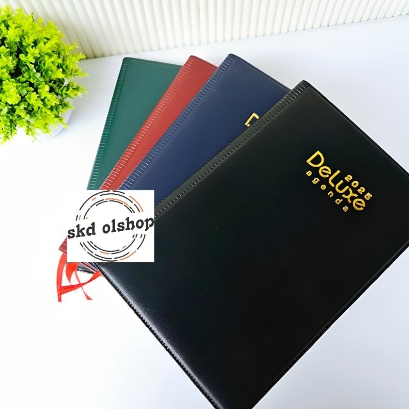 

Buku AGENDA DELUXE Tahun 2025 TH kertas HVS Putih (terima cetak costume logo)