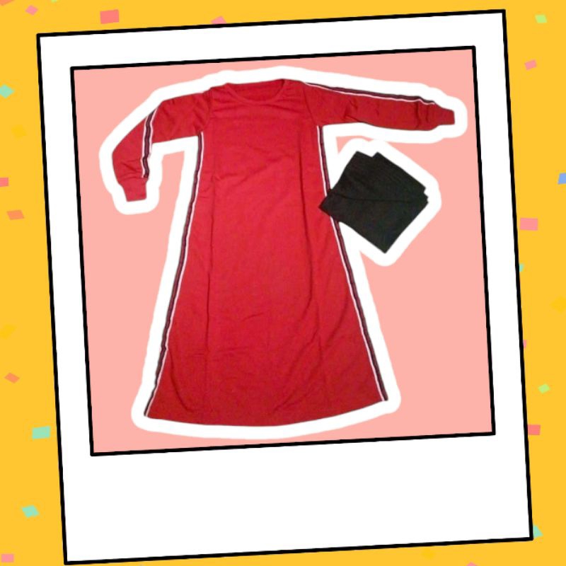 Gamis LS11 Merah