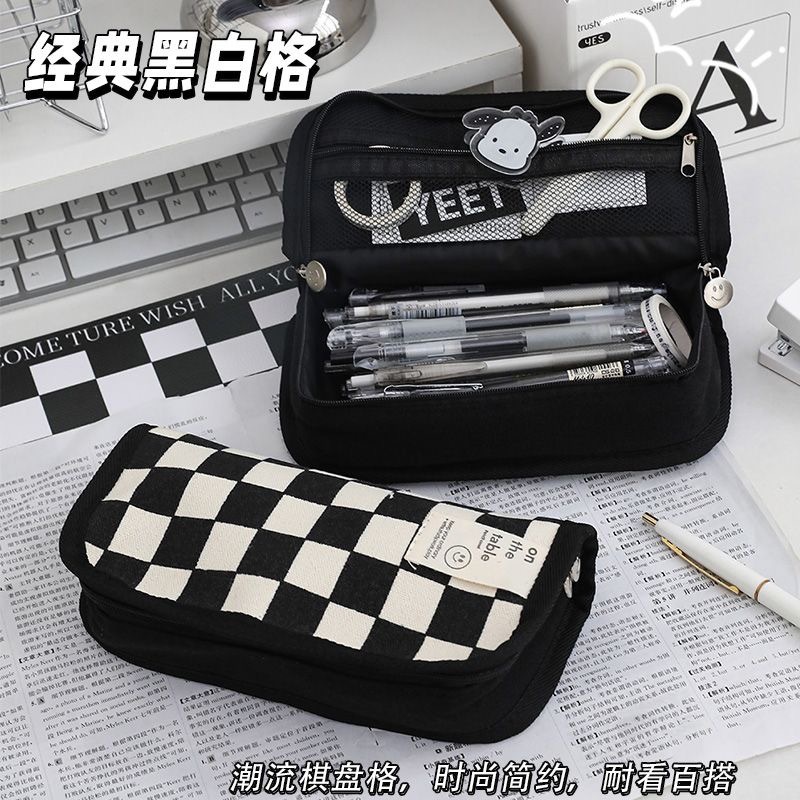 

Tempat pensil kotak 3D Anak Perempuan Lucu Besar/ Kotak pensil kanvas /Kotak pensil anak sekolah/Tempat pensil