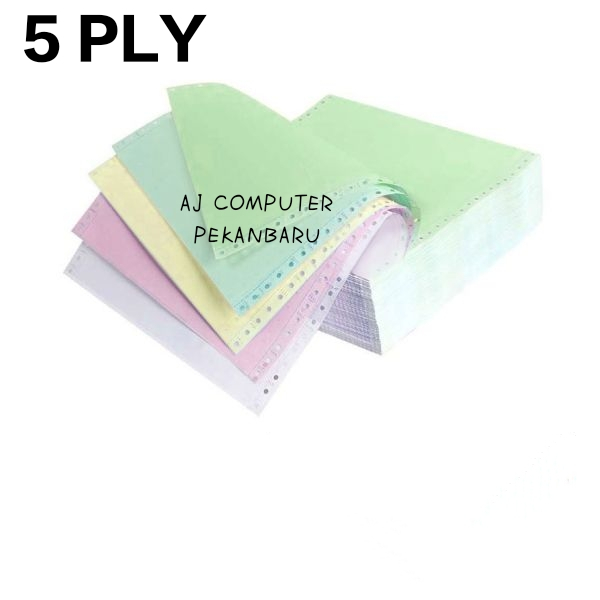 

Kertas Contionous Form 5 Ply, 4 Ply, 3 Ply, 2 Ply, 1 Ply/Kertas Komputer/9.5" x 11