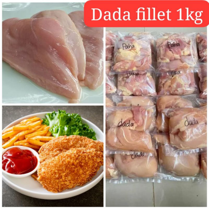 

Dada Ayam Fillet Boneless 1Kg