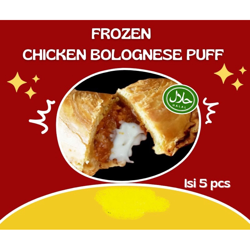 

karipap / currypuff ayam bolognese frozen (isi 5 pcs)