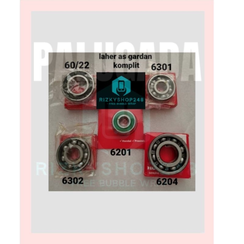 bearing gearbox set /rasio mio,m3 mio smile dan xride,fino