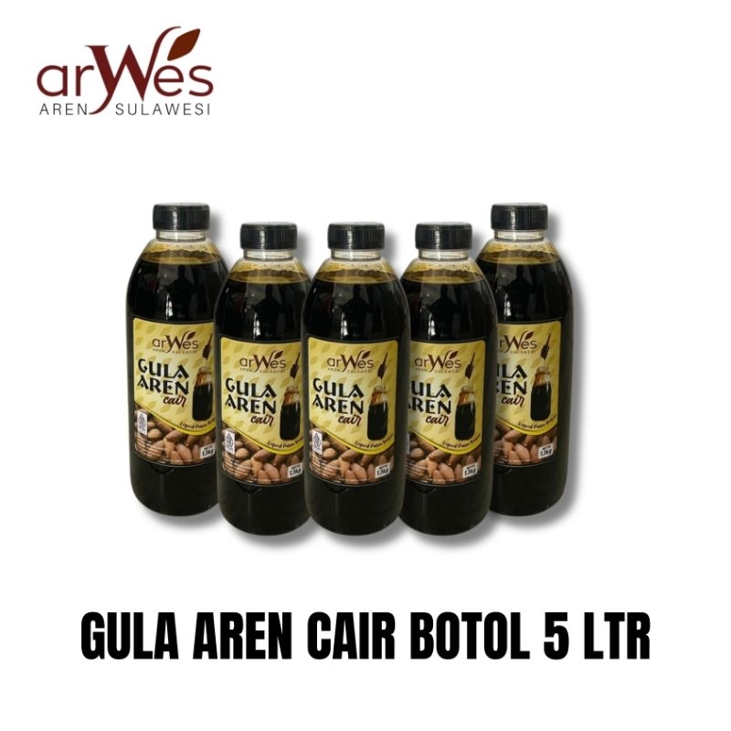 

Paket gula aren cair 5 Liter/ Gula aren cair asli 100%/ Liquid palm sugar/ Gula aren