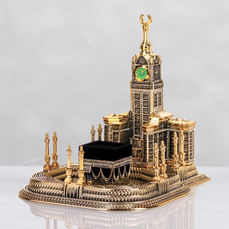 Miniatur Masjidil Haram Mekkah Ka'bah Tower Zam Zam / Miniatur Asli Turki