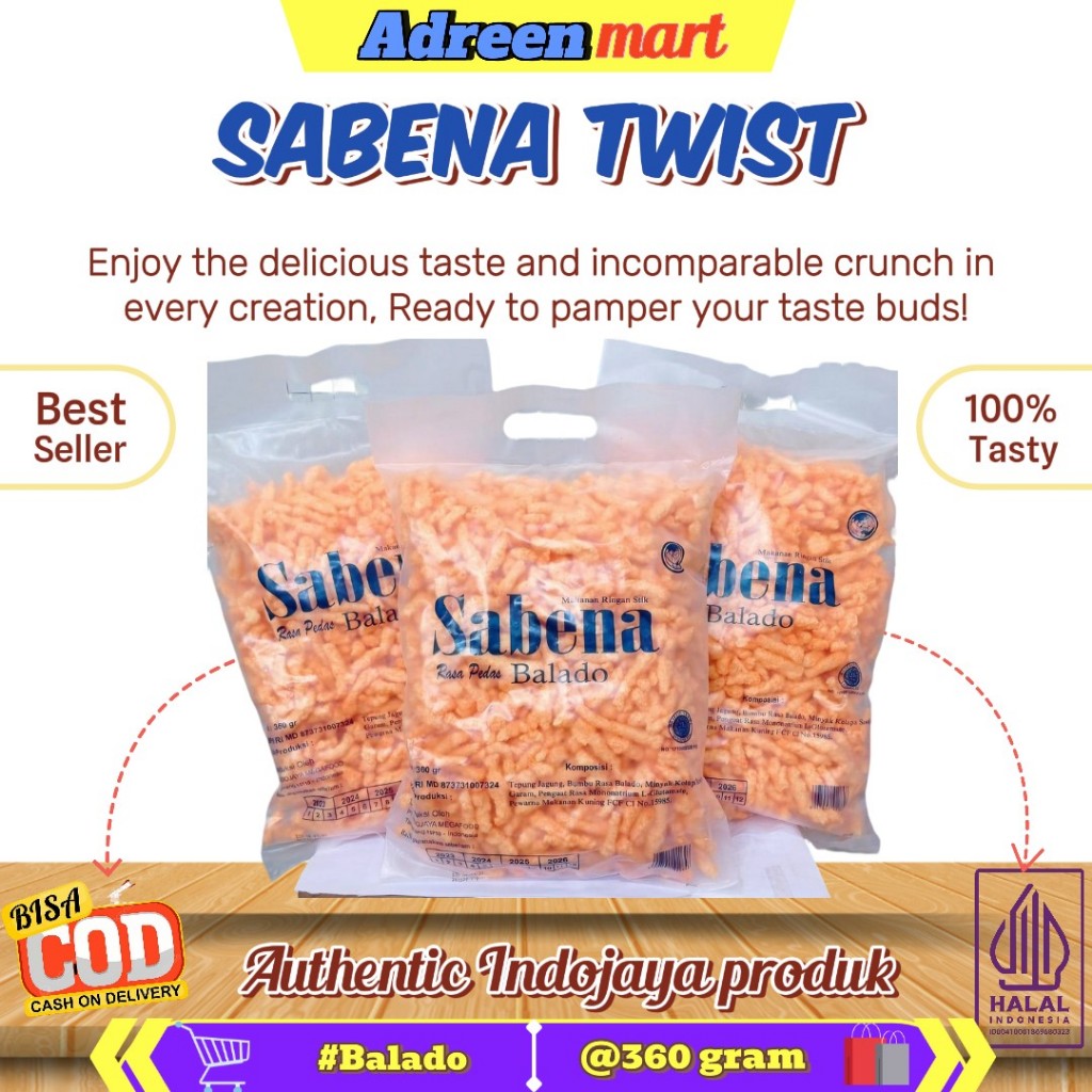 

[ 100% BEST SELLER ] SABENA TWIST BALADO 360 GRAM