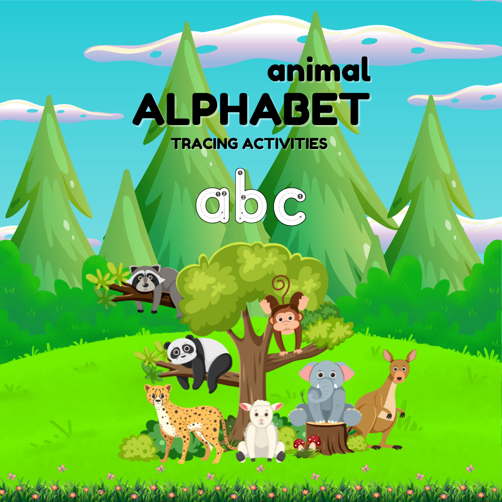

Kertas Mewarnai Kertas Mewarnai Anak dan Dewasa Coloring Book Cute Animal Alphabet Tracing Activity