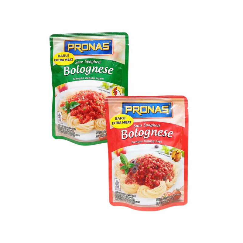 

Pronas Saus Spaghetti Bolognese Ayam/Sapi