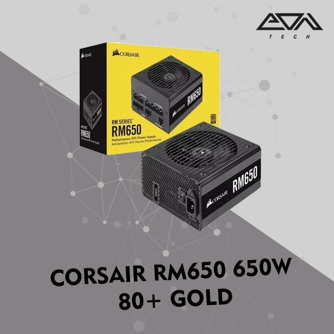 Power Supply Corsair RM650 650W 80+ Gold Fully Modular | PSU 80 Plus