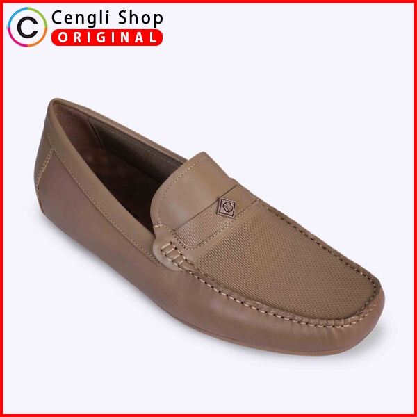 EVERBEST SEPATU LOAFER PRIA ORIGINAL LOAFERS KULIT ASLI ORI COKLAT BROWN EM54