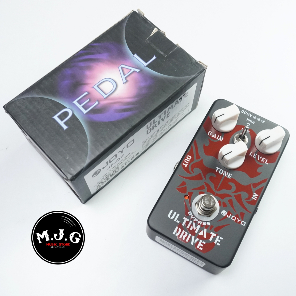 efek pedal gitar elektrik joyo jf-02 ultimate drive distortion overdrive distorsi