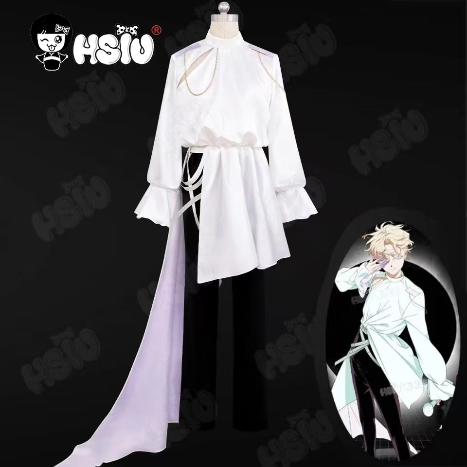 Alien Stage Lukaa Cosplay Costume Wig Top Pants Anime Idol Cosplay Role Playing Party Suit Mens Fanc