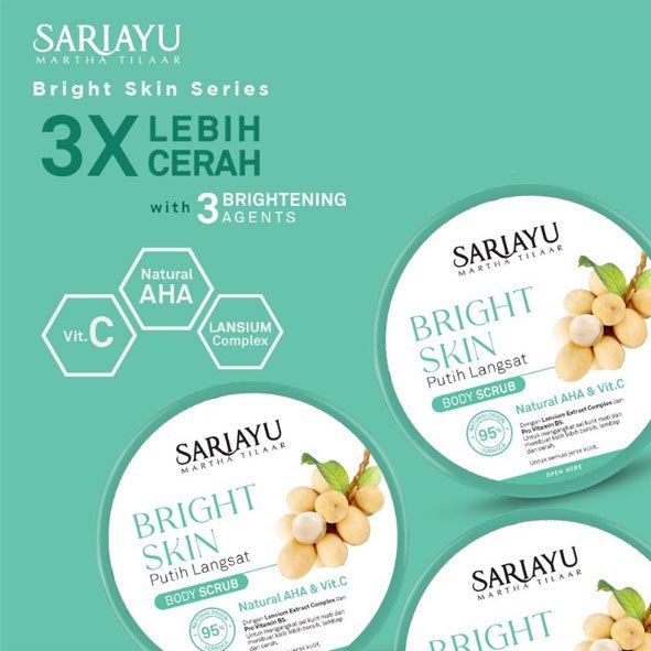 Sariayu Putih Langsat Lulur Spa 2 in 1 175gr