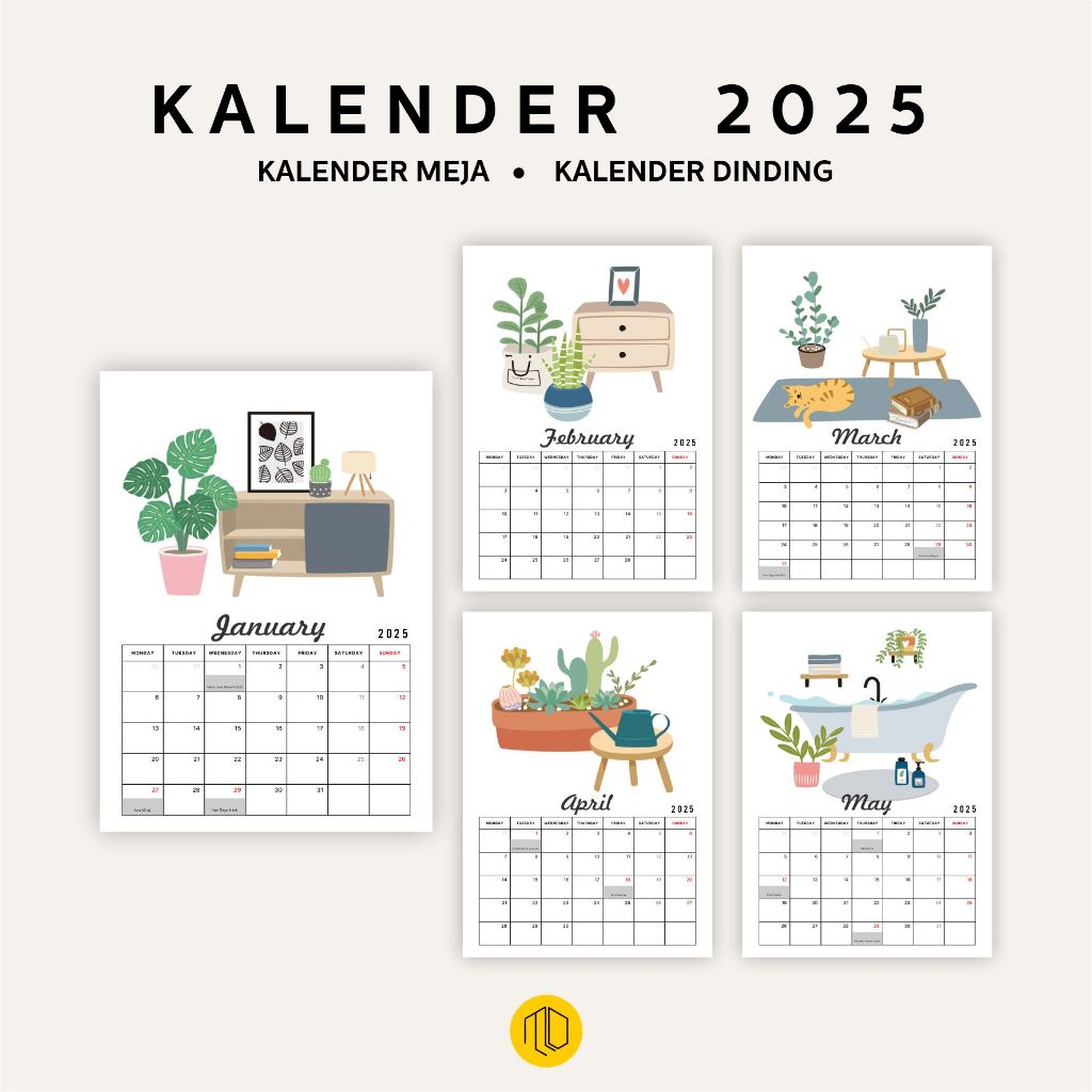 

Kalender Dinding Aesthetic 2025 / Kalender Meja Aesthetic 2025 / Kalender Tempel Aesthetic 2025 / Kalender Estetik spiral 2025 2026 2028 2027 / Kalender Planner / Kalender Kain / Planning Time 2025 Mini Calendar Kalender Kalendar Duduk Meja Jilid Spiral B