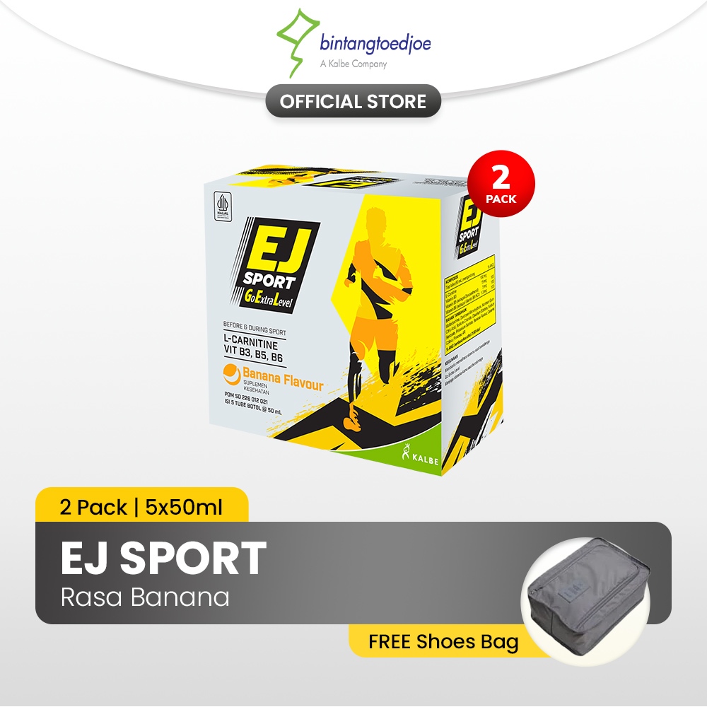 EJ Sport Banana 2 Pack - Energy Gel