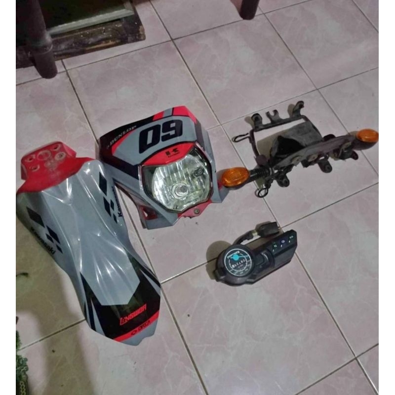 LAMPU DEPAN / HEADLAMP KLX ORIGINAL COPOTAN KLX BF SE FULLSET