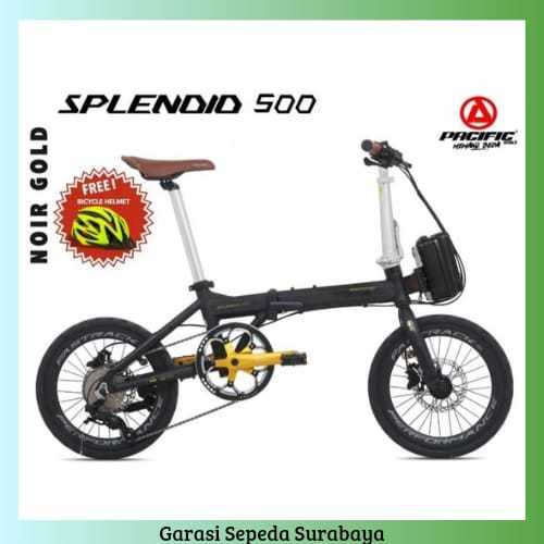 SEPEDA LIPAT 16/20 INCH PACIFIC SPLENDID 500 ALLOY 9 SPEED REM HIDROLIK,SEPEDA READY SEMUA WARNA - B