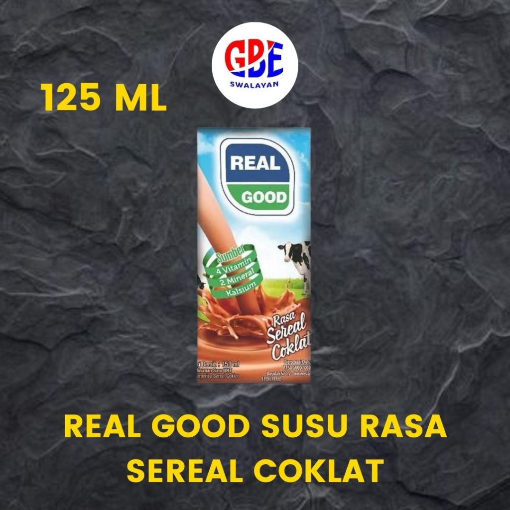 

Real Good Susu Rasa Sereal Cokelat 125ml