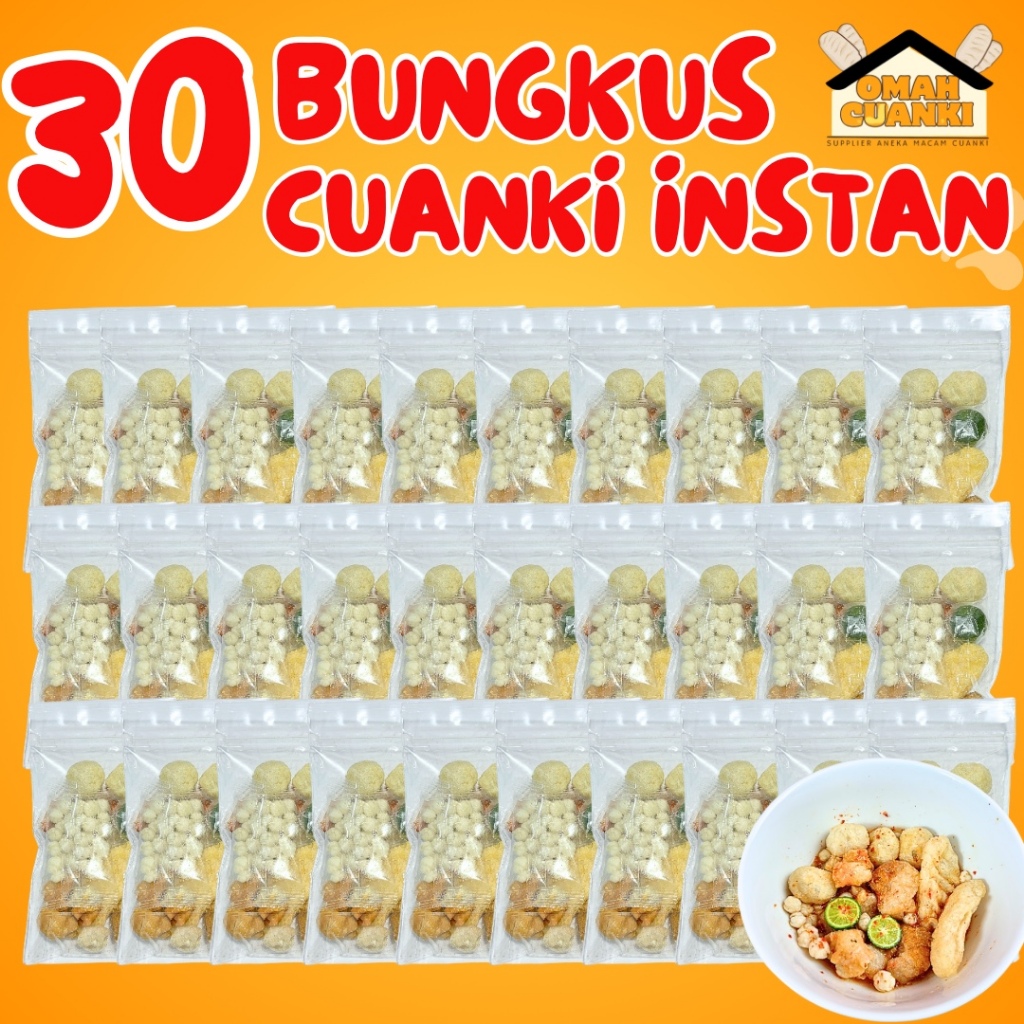 

30 Bungkus Cuanki Instan Paket Hemat Instan By Oah Cuanki