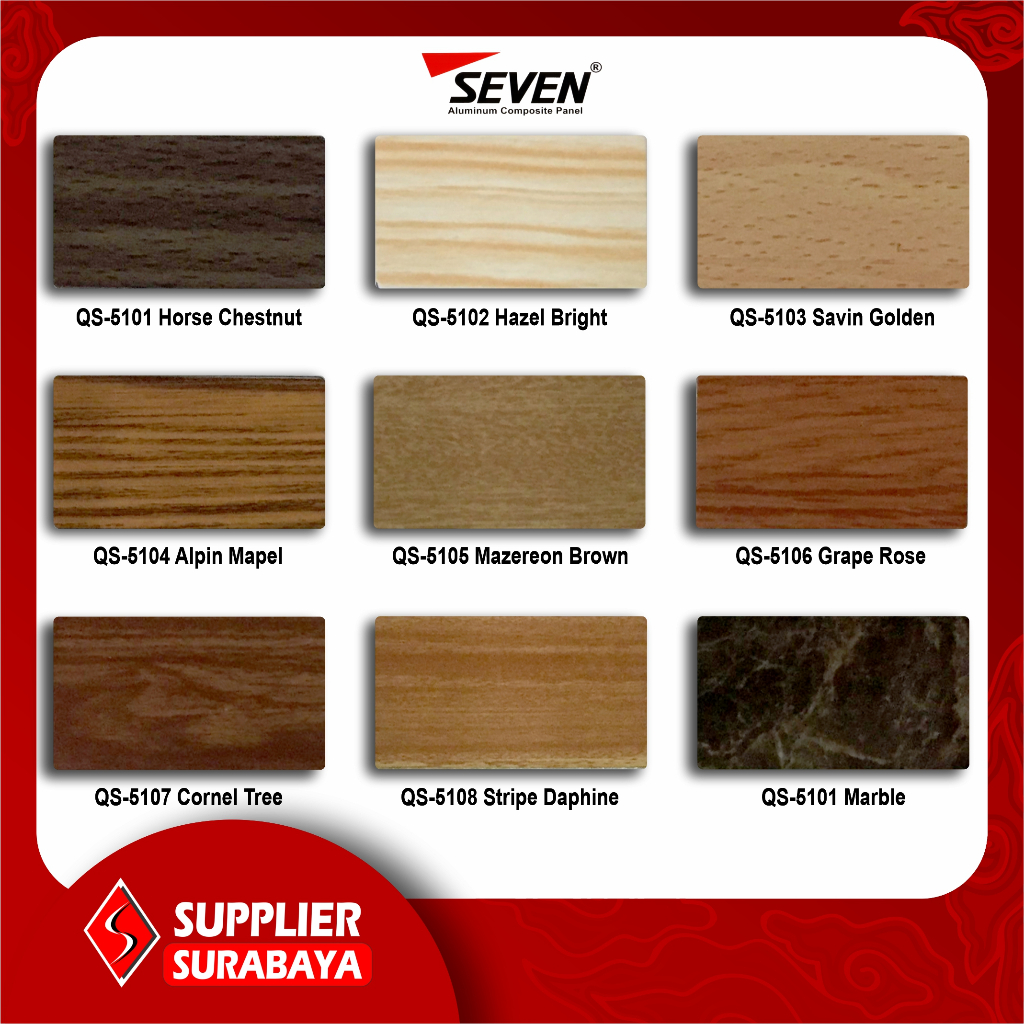 Aluminium Composite Panel ACP Seven PE 0.21 Tebal 4 mm