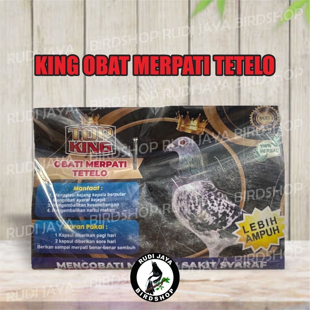KING TETELO MERPATI 1 SACHET OBAT BURUNG MERPATI SAKIT AYAN SYARAF TELO KEPALA BERPUTAR