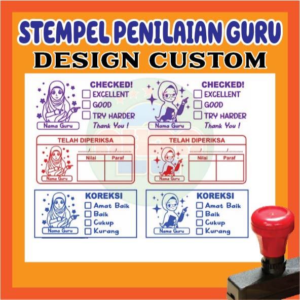 

stempel penilaian guru/stempel koreksi/stempel reward/stempel checked