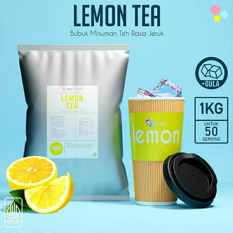 

le amor minuman bubuk teh lemon kemasan 1kg