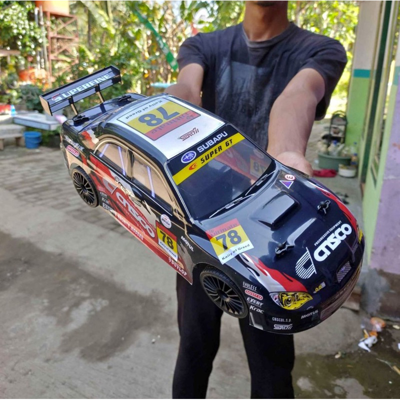 Mobil Remot RC Sanzuan 4WD Rc Drift Onroad 4x4 Skala 1.14 San Zuan Mitsubishi Nissan Sanzuan Asli