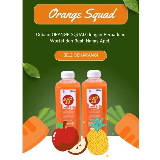 

Cold Pressed Juice Orange Squad