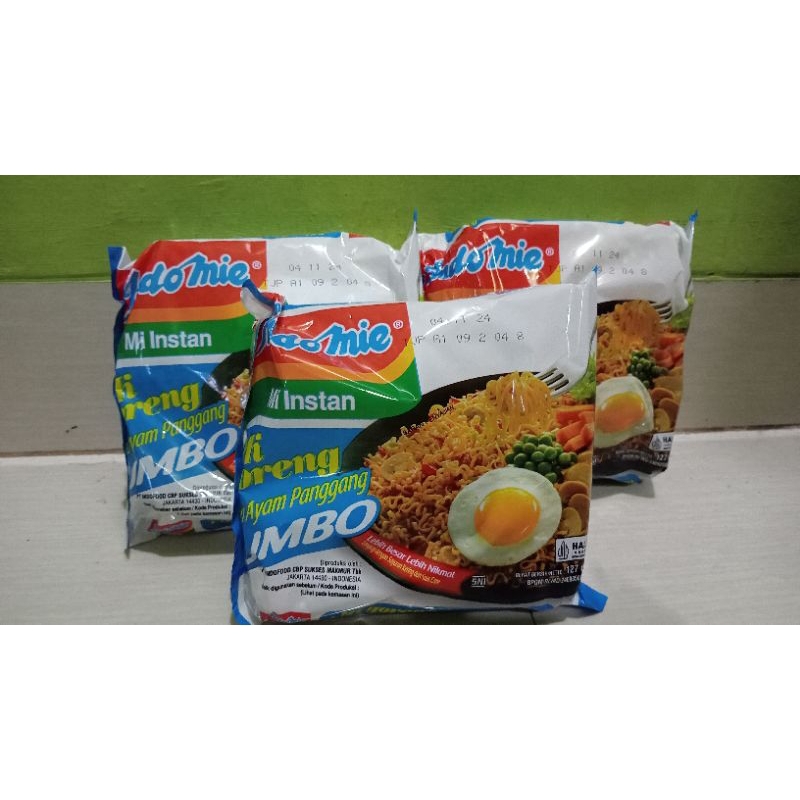 

Mie goreng jumbo ayam panggang paket 3 pcs